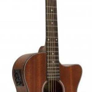 Stagg Sa25 Ace Maho Guitare électro-acoustique auditorium pan coupé