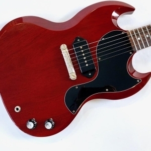 Gibson Custom Shop '63 SG Junior Reissue Lightning Bar 2022 Cherry Red