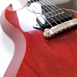 Gibson Custom Shop '63 SG Junior Reissue Lightning Bar 2022 Cherry Red