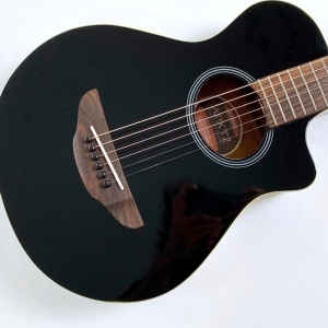 Yamaha APXT2 3/4 Size Acoustic/Electric Cutaway Guitar 2010s - Black