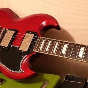 Epiphone 1961 Les Paul SG Standard Aged Sixties Cherry 2023 / État Neuf