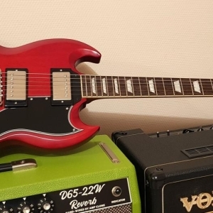 Epiphone 1961 Les Paul SG Standard Aged Sixties Cherry 2023 / État Neuf