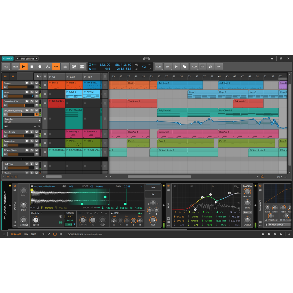 Bitwig Studio 8-Track