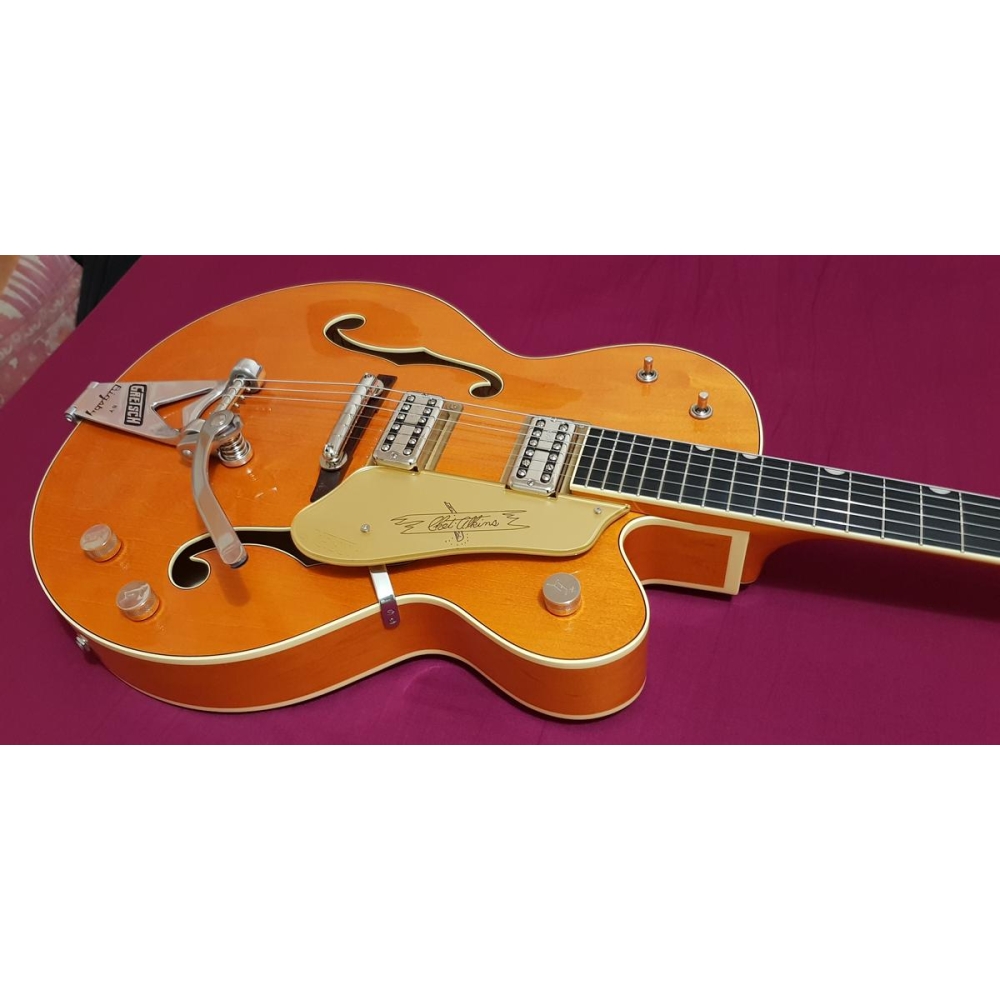 Gretsch G6120T-59VS Chet Atkins Vintage Orange Stain 2023 / État Neuf