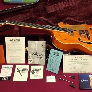 Gretsch G6120T-59VS Chet Atkins Vintage Orange Stain 2023 / État Neuf