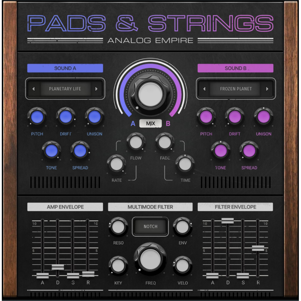 Melda Production Analog Empire : Pads and Strings