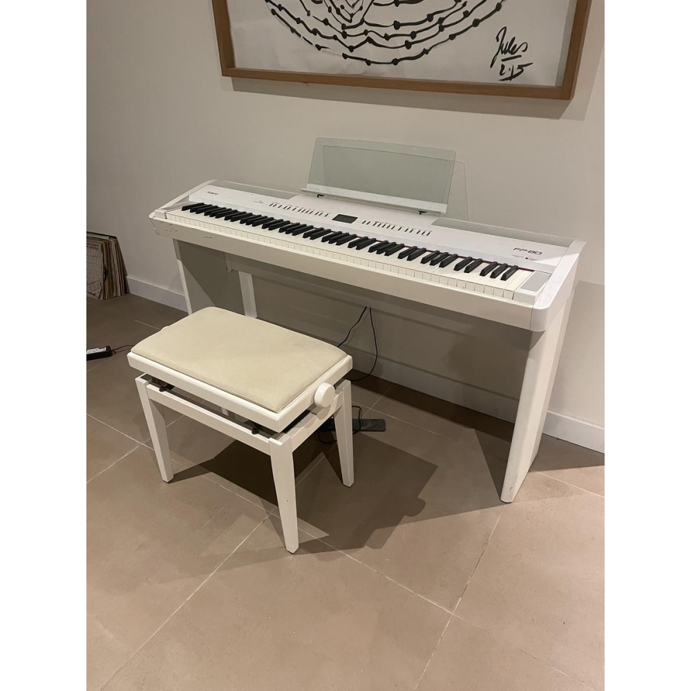 PIANO ROLAND FP80 BLANC