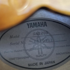 Yamaha SA 2200 Guitare électrique 1/4 de Caisse