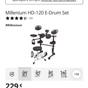 Thomann Millenium HD 20E Batterie électronique