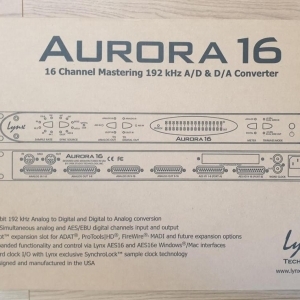 Lynx Studio Technology Aurora 16 + Carte AES16e Pcie