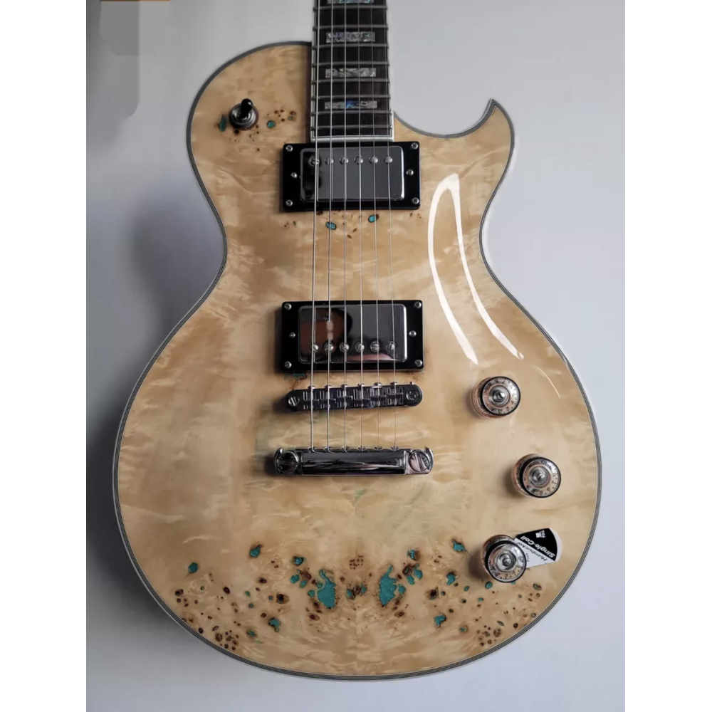 Schecter Solo II Custom Burl Natural