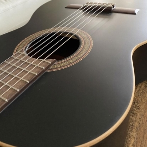 Guitare Alhambra Black Satin avec sa housse