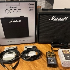 Pack guitare Yamaha & ampli Marshall code 25