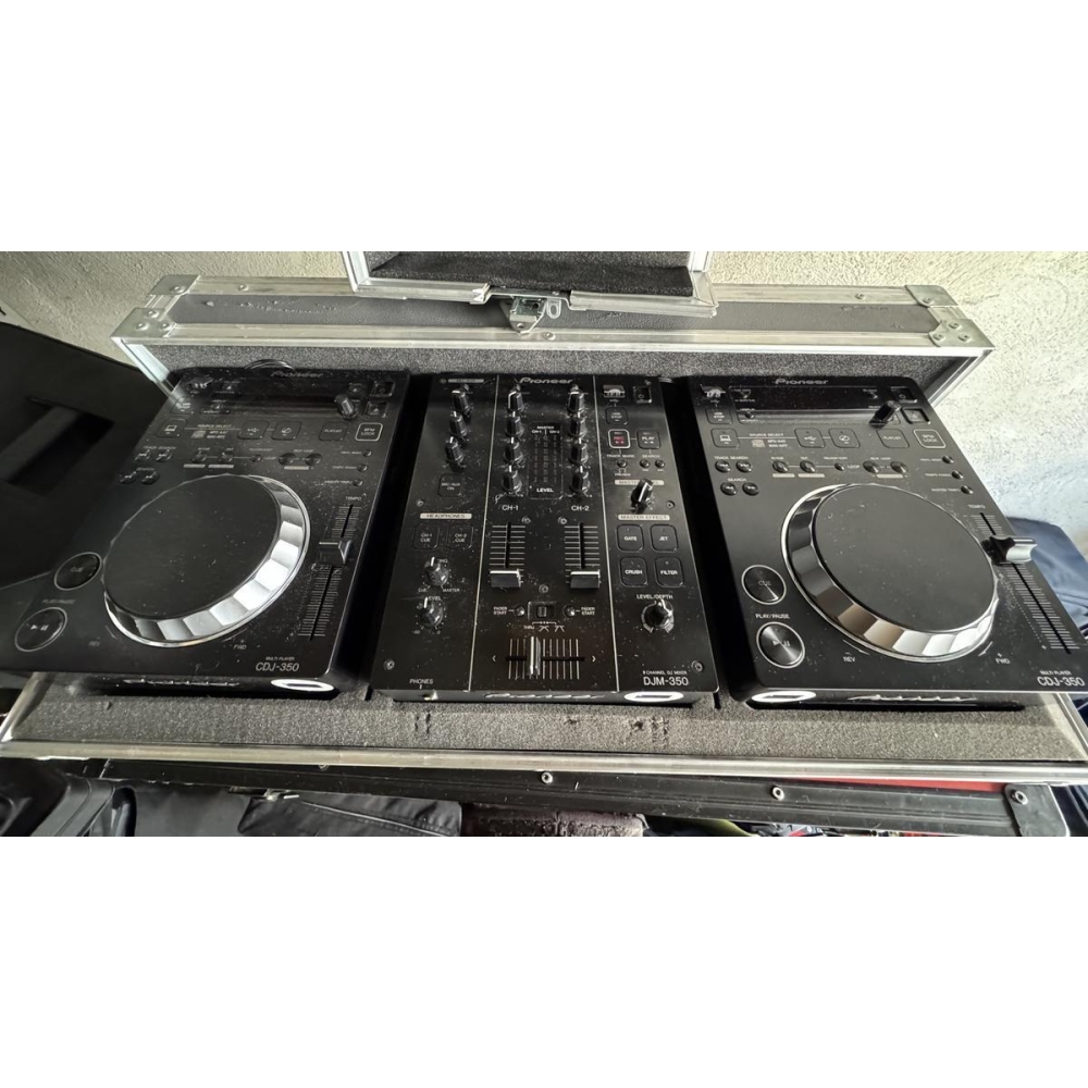 Pioneer Dj régie CDJ-350 et DJM-350