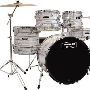 Tornado By Mapex 22 5F Wood Grain White