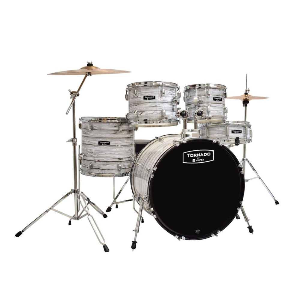 Tornado By Mapex 22 5F Wood Grain White