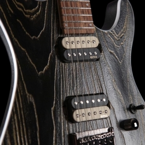 Guitare Cort KX300 Etched Noir Or