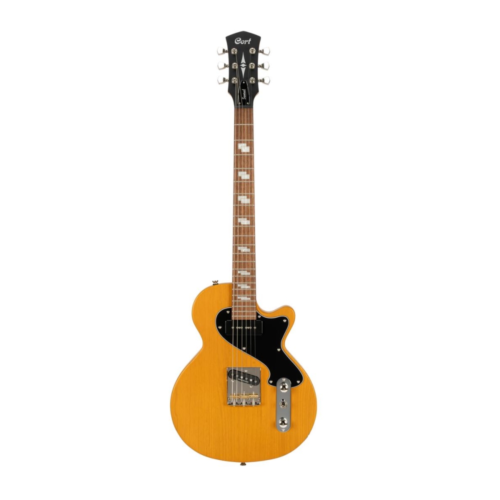 Guitare Cort Sunset Tc Jaune Moutarde