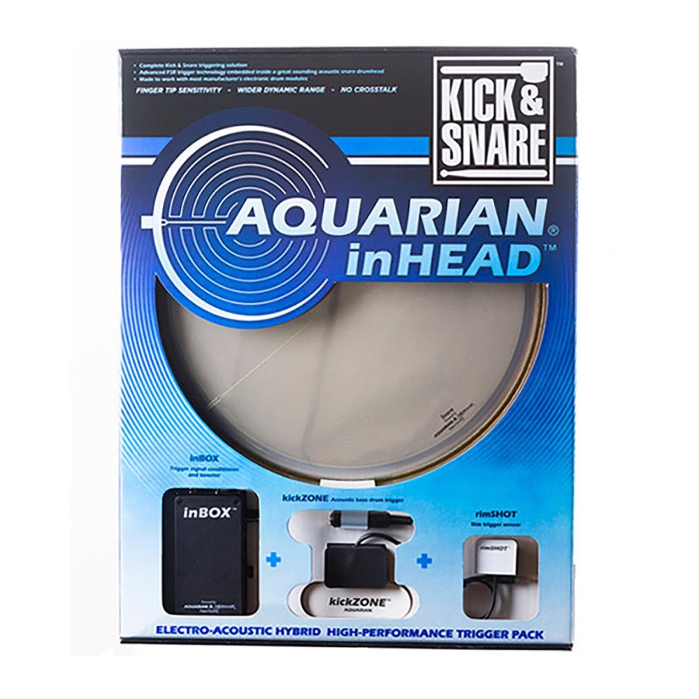 Pack Aquarian Kick & Snare Inhead 14"