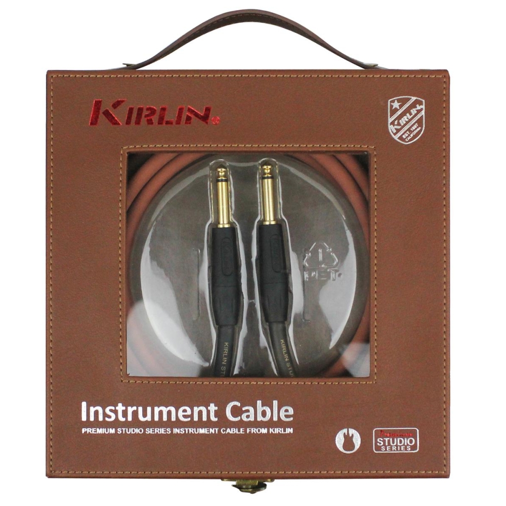 Cable Guitare Kirlin 6M Jack Jack Marron