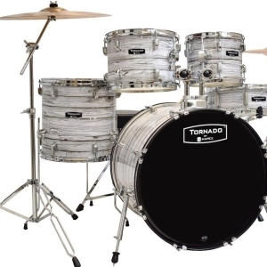 Tornado By Mapex 18 5F Wood Grain White