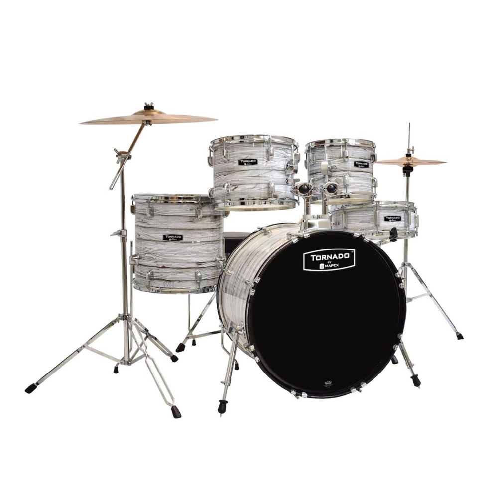 Tornado By Mapex 18 5F Wood Grain White