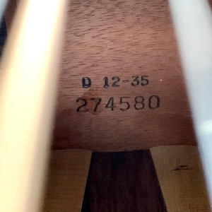 Martin D12-35 Natural 12 cordes 1971