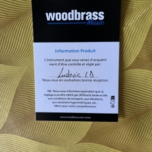 Trombone Woodbrass WTB200 Si B verni