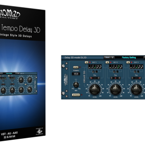 Nomad Factory Blue Tubes Tempo Delay 3D