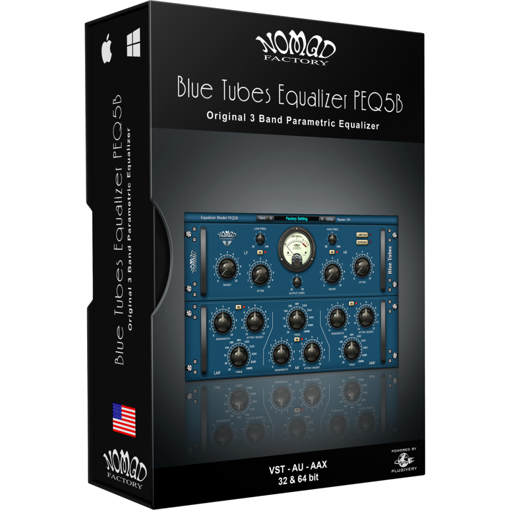 Nomad Factory Blue Tubes Equalizer PEQ5B