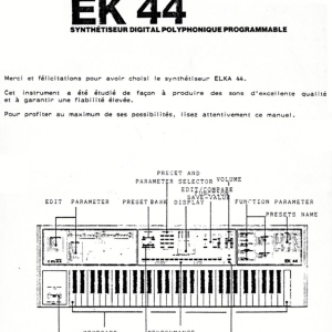 Elka EK-44 + pied RTX