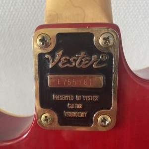 Vester JJR1290 Red flamed maple & Gold - Floyd Rose MIK 1994 + Nouveau Coffre