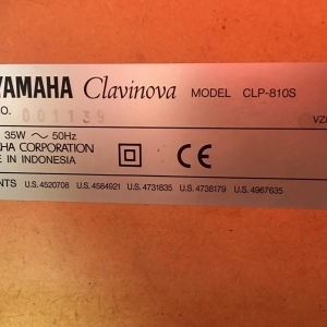 Clavinova Yamaha CLP-810S