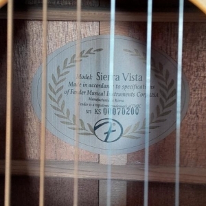 Fender Siera Vista - Guitare électo acoustique