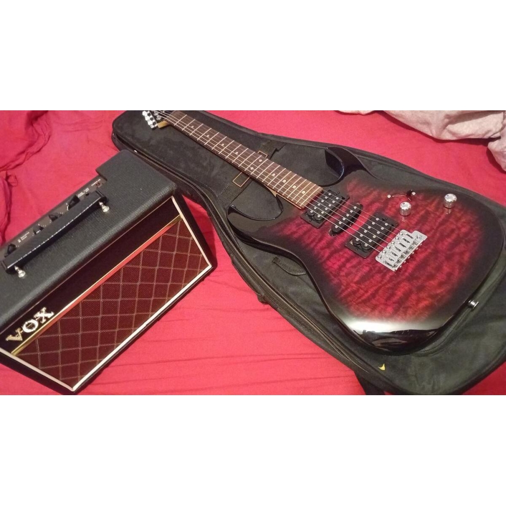 Ibanez guitare éléctrique + ampli Vox