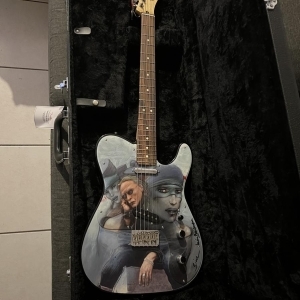 Fender telecaster Christophe par Enki Bilal