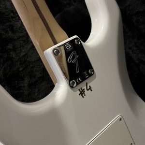 Fender stratocaster signée par Malina Moye et Druillet