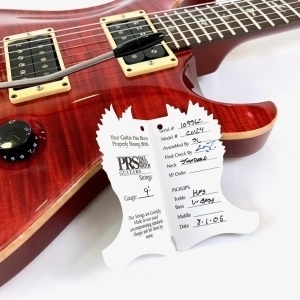 PRS Custom 24 Tremolo 2006 Scarlet Red 10-Top