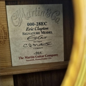 Martin 000-28EC Eric Clapton Signature 2003 Natural