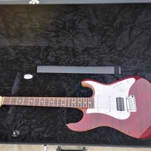 Suhr Standard Korina Flame Pepper Red