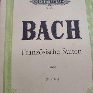 Bach Suites françaises pour piano