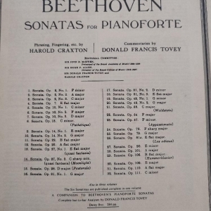 Beethoven sonates pour pianoforte