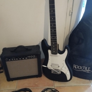 Guitare électrique + batterie