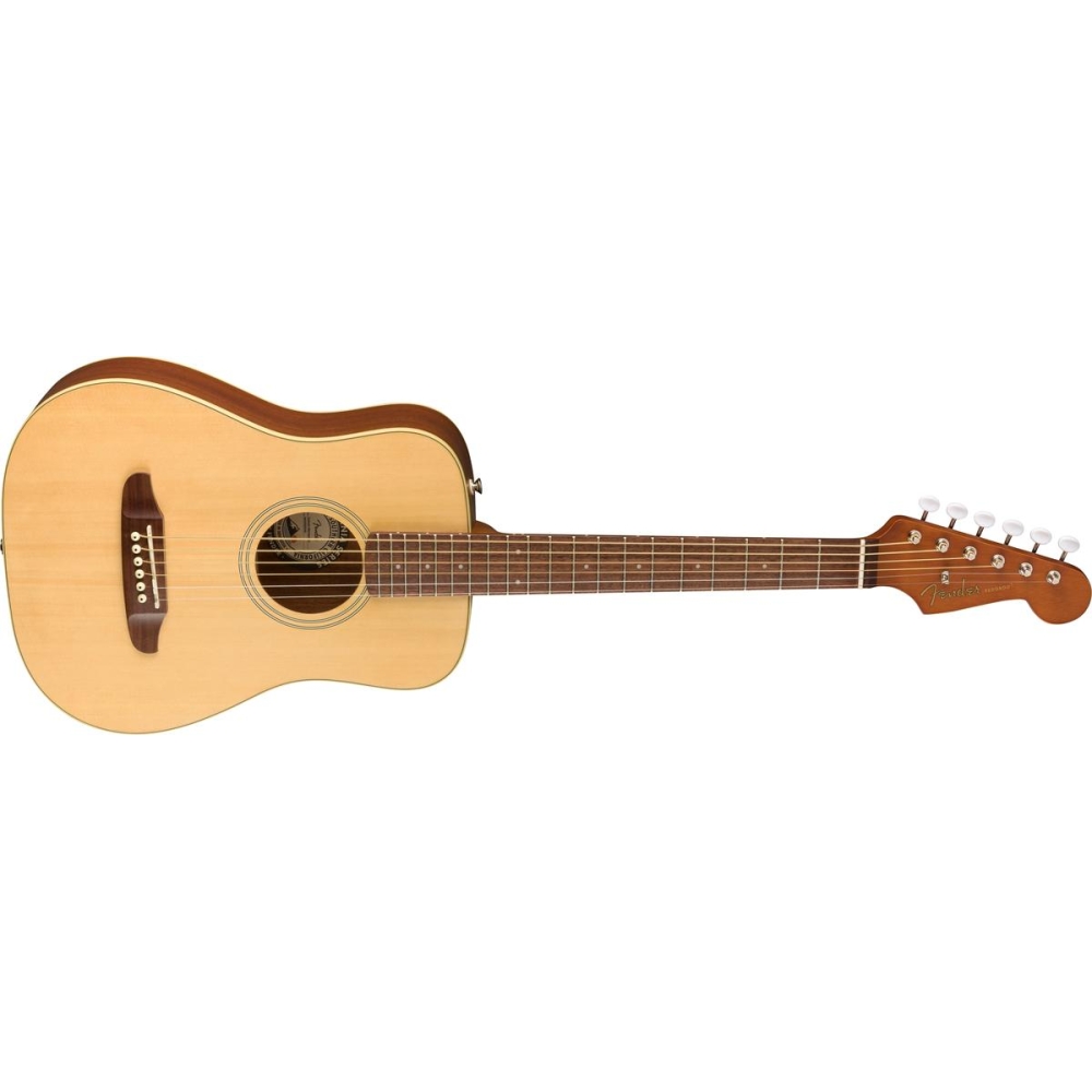 Fender Redondo Mini Guitare Acoustique Essentials Bundle - Naturel