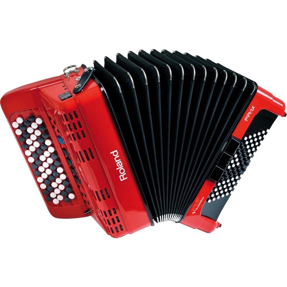 Roland FR-1xb Button-type V-Accordion - Rouge