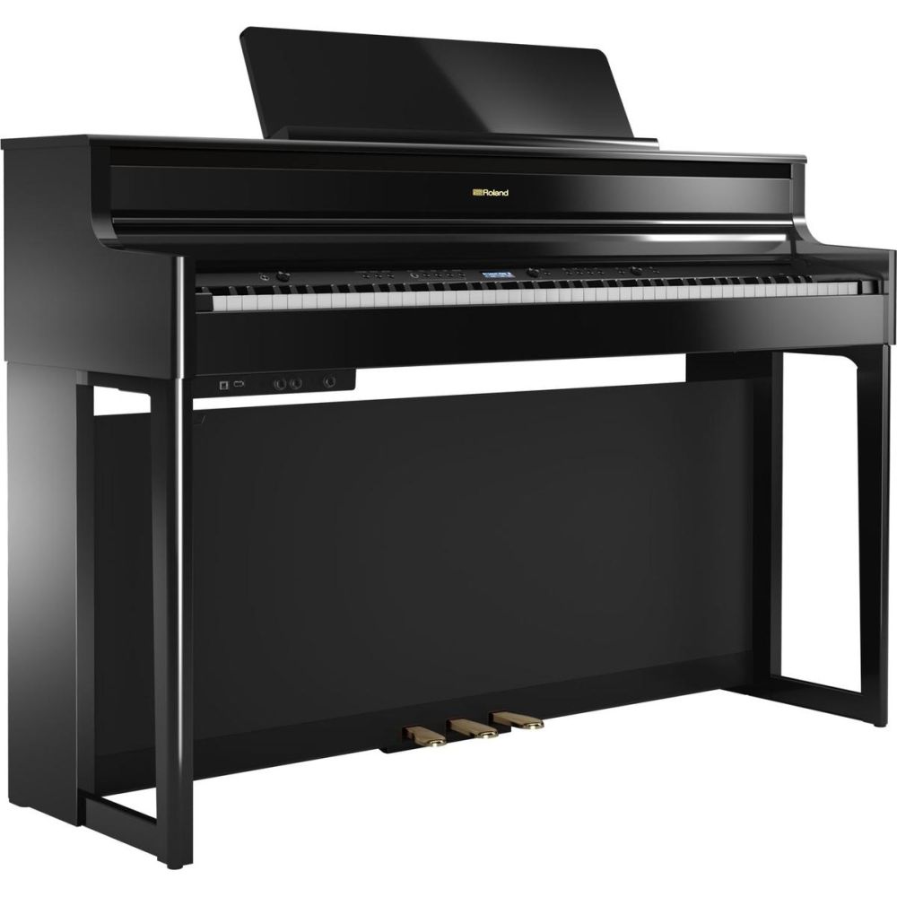 Roland HP704 - Polished Ebony Finish