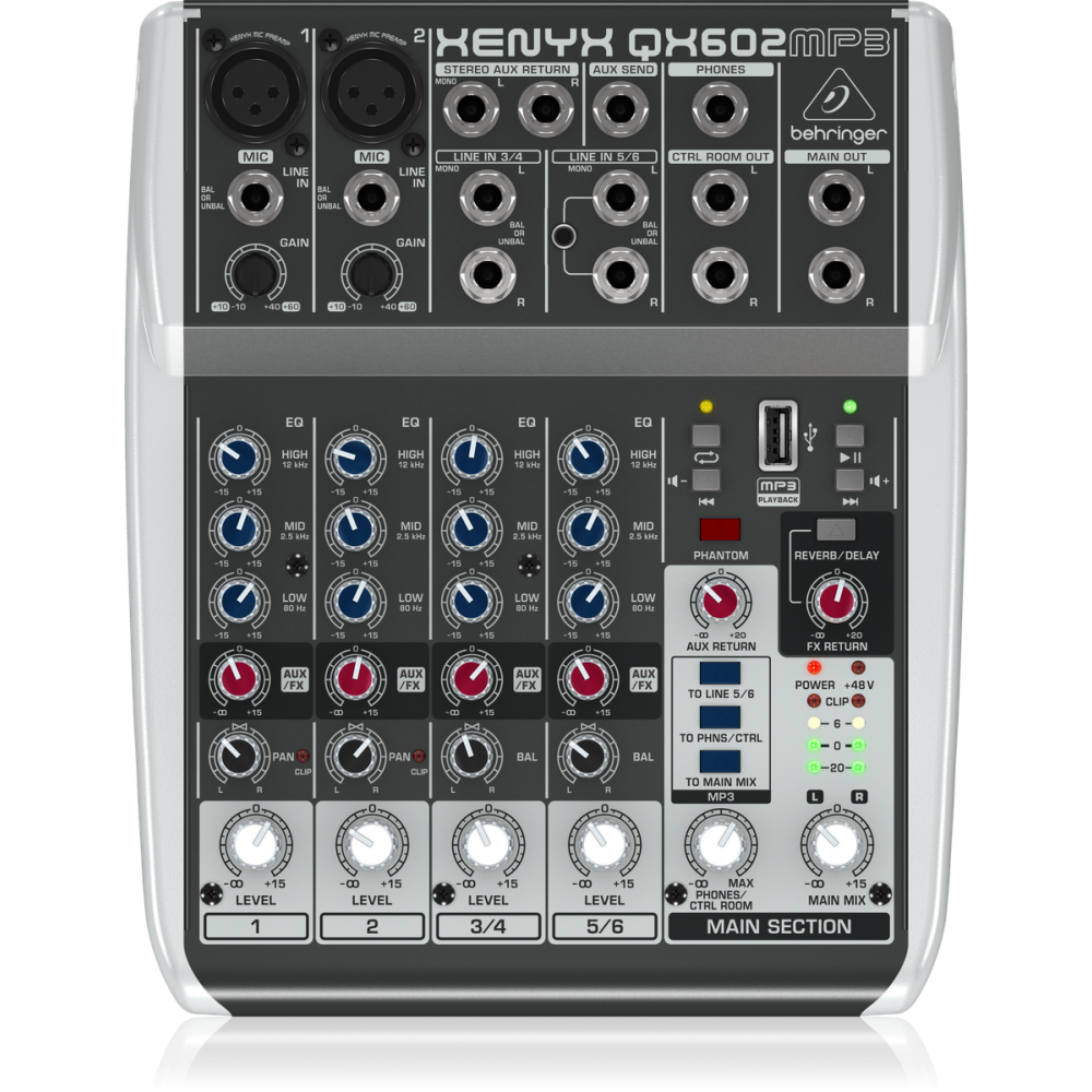 Behringer Xenyx QX602MP3 USB